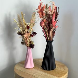 vase origami fleurs séchées séoul